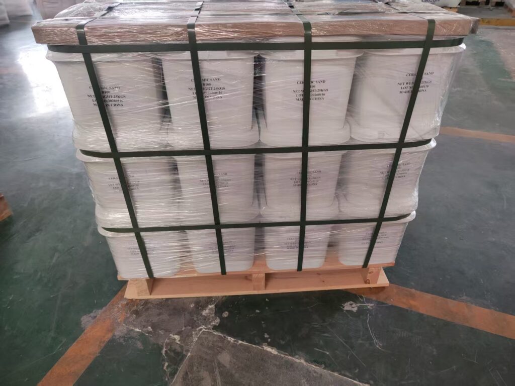 Ceramic beads B60 Zirconia Sand 125-250um for Aluminum Alloy Blasting -7-zirconium corundum, ceramic sand, zircon sand supplier- HAIXU